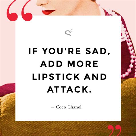 coco chanel quotes lipstick|red lipstick quotes Coco Chanel.